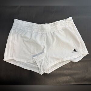 Adidas White Athletic Shorts